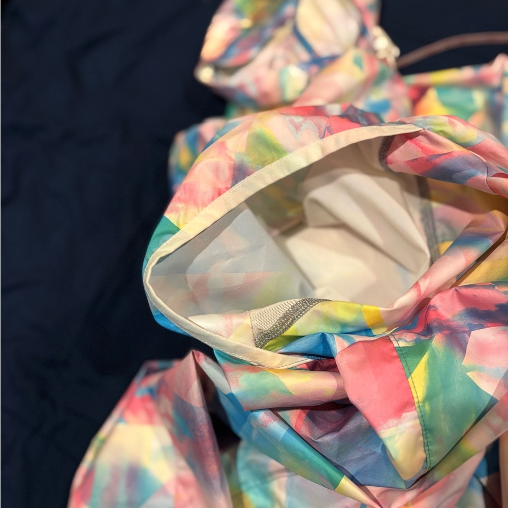 Lucy Multicolor Patterned Rain Jacket - image 13